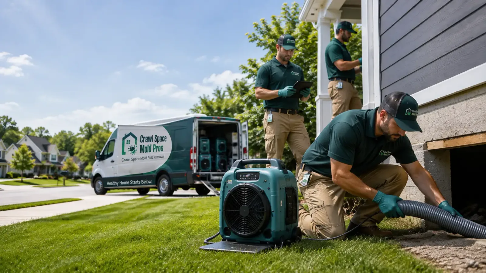 Crawl Space Mold Removal in Caldwell, KS